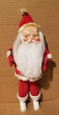 Vintage 14" Santa Claus Beard White Boots  Belt Red Felt Clothes Japan Sticker