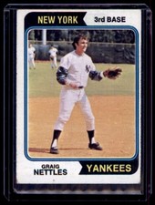 1974 Topps Graig Nettles New York Yankees #251 2033