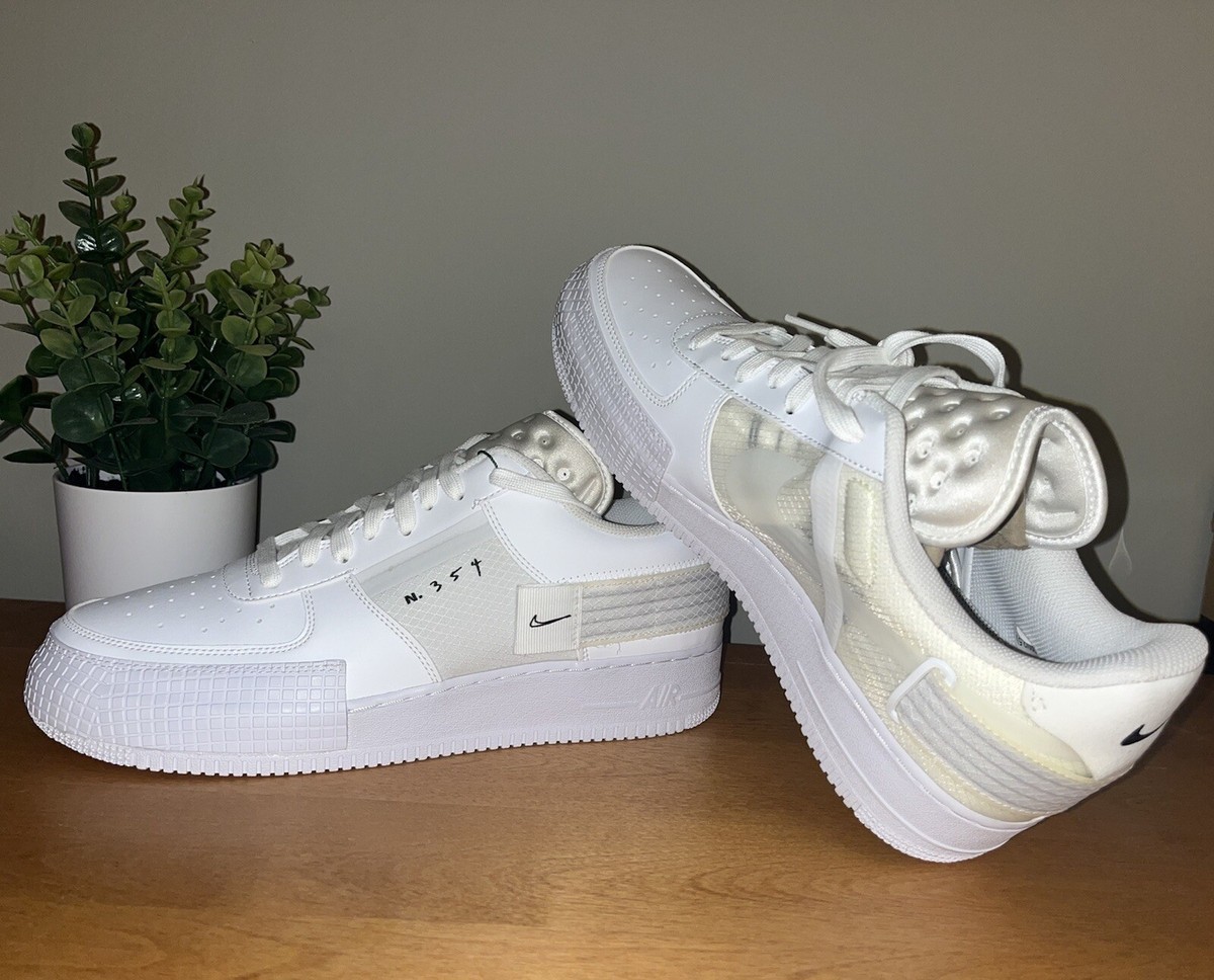 Size 12 Nike Air Force Type Triple White