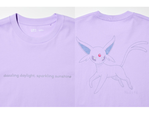 PSL UNIQLO POKEMON Espeon UT T-shirts PURPLE Japan limited TEE XS-4XL NEW 2025 - Picture 2 of 3
