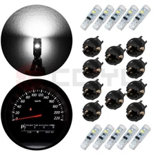 10PCS T5 5-SMD-3014 White LED Bulbs Instrument Gauge Cluster Dash Light