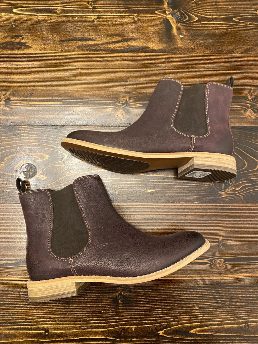 Formación Ambigüedad imagen Clarks Artisan Womens Maypearl Nala Burgundy Chelsea Boots, Size 6.5, New  No Box | eBay