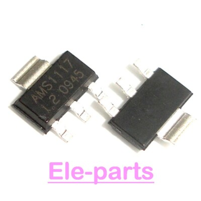 100 PCS AMS1117-1.2 SOT-223 LM1117-1.2 1117 1.2V 1A Voltage Regulator Transistor
