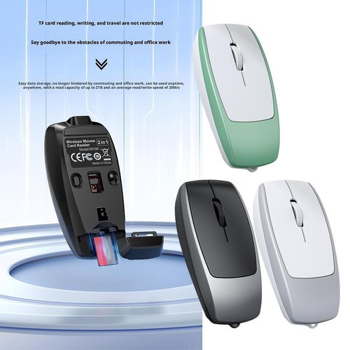 New Wireless Mini Bluetooth Mouse with Card Insertion y For Silent E3Y7 - Picture 11 of 24