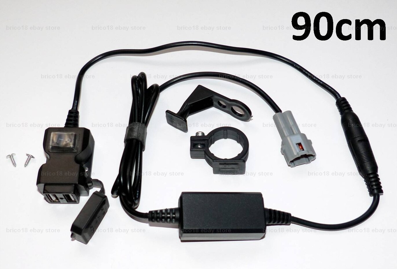 Kit x2 USB Yamaha 090cm pour motard, l'accessoire idéal pour les roadtrips en MT07 et R1M