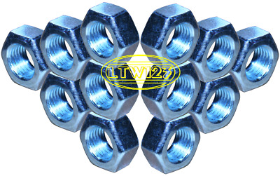 (1Pcs) M16-2.00 Metric Hex Nut Coarse Thread Zinc Plated Steel