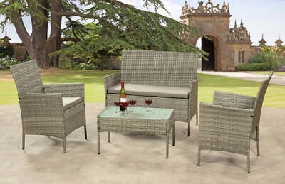 GARDEN STORE DIRECT Rattan Garden Furniture Sofa Lounge Set In/Outdoor High Quality, Easy Assembly