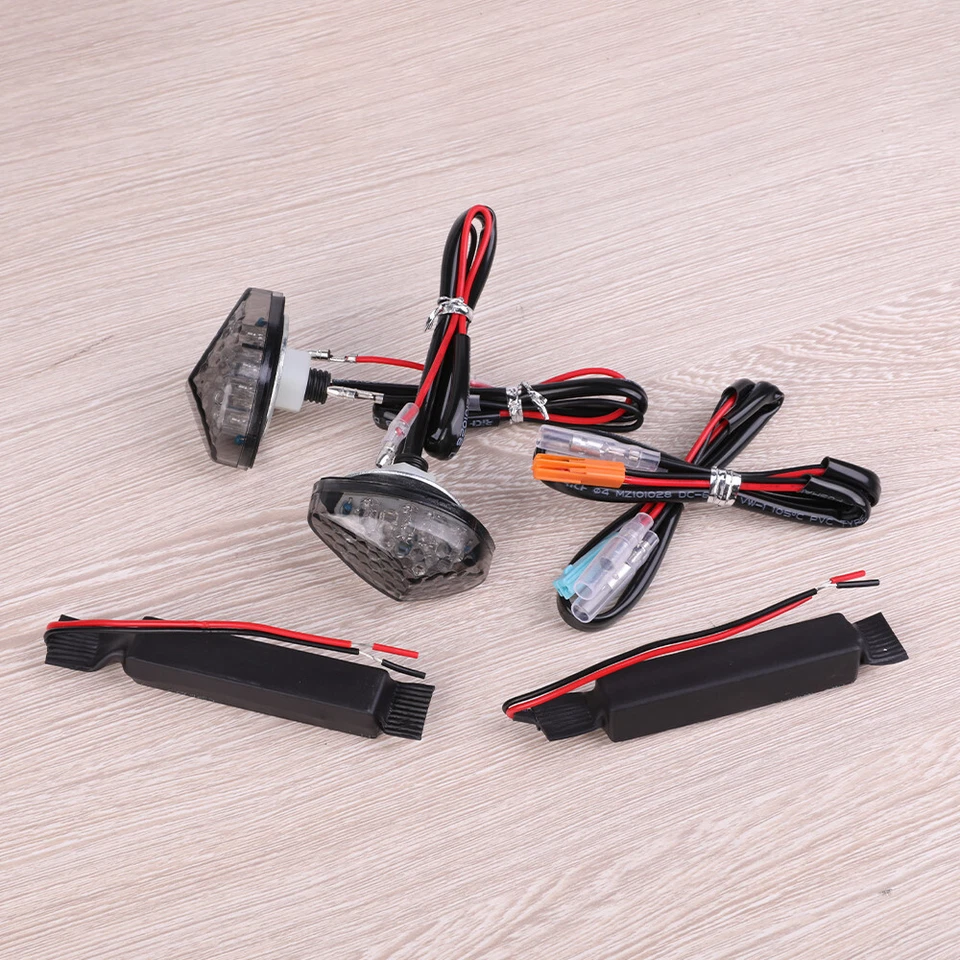 For HONDA CBR125R CBR600RR 1000RR CBR 600F LED Flush Mount Turn Signals Lights - Image 3 of 4