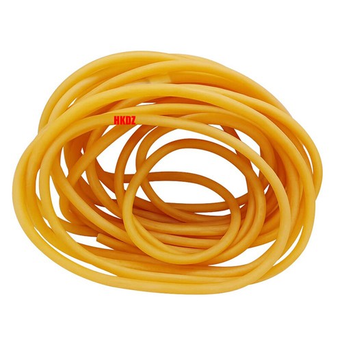 Yellow Natural Latex Rubber Tubing Hose Slingshot Catapult Band Elastic 2mm~25mm - Picture 14 of 15