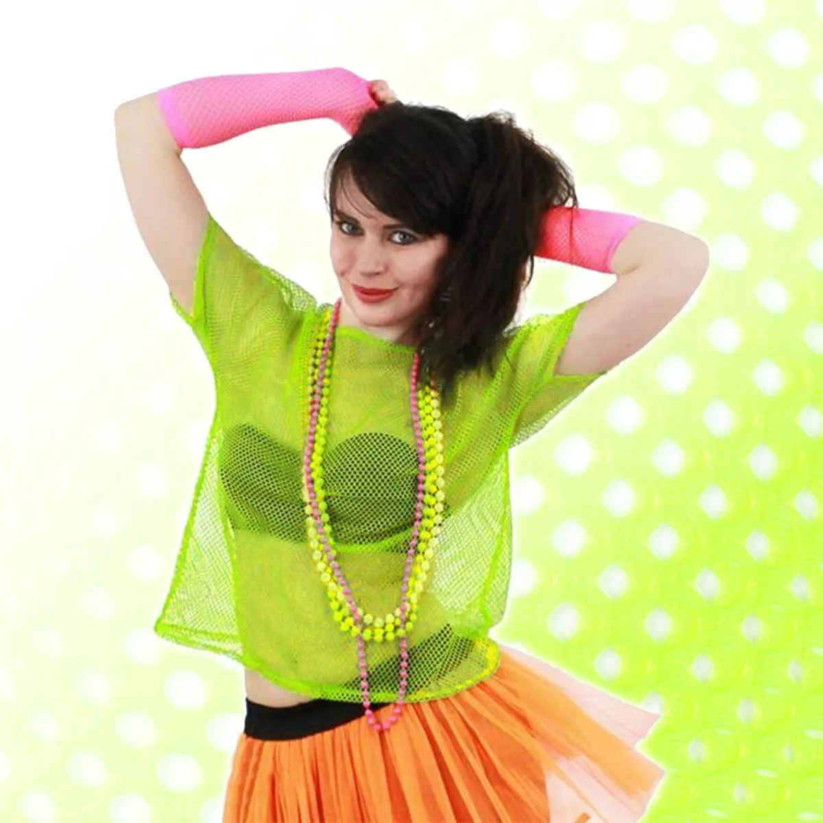 80s fishnet best sale top
