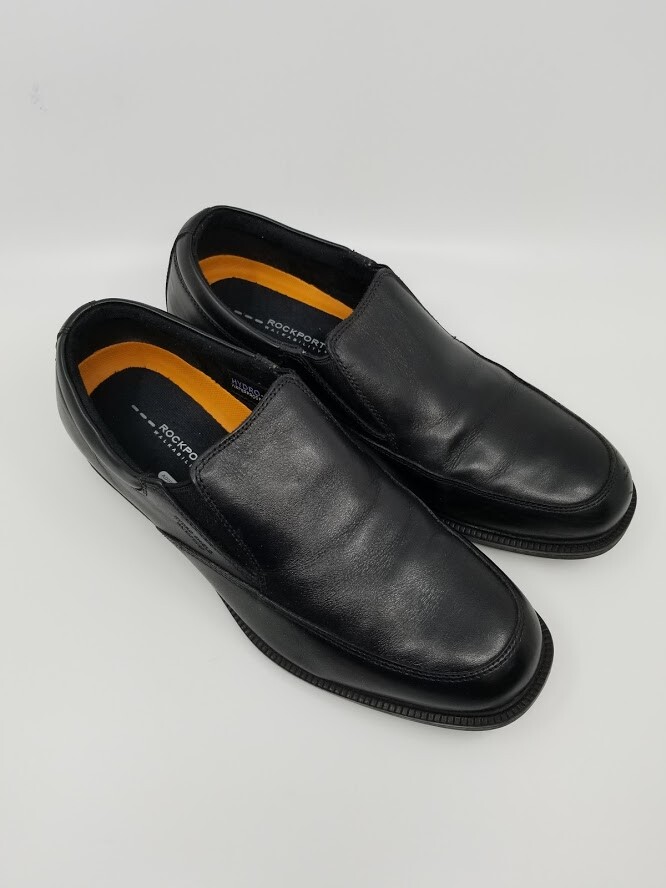 Rockport Mens TruTech Driving Loafer Black Pebbled Leather Slip On Mocs Size 9 Rockport Mens Shoes Slip-On Black Size 9M | eBay main image 2