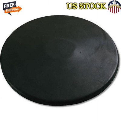 Black Rubber Discus Training Tool Coaches Athletes Durable Grip Practice Blend