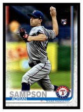 2019 Topps Update  #US219 Adrian Sampson - Texas Rangers