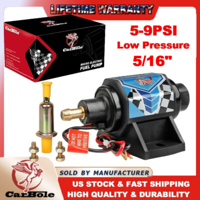 #ad Electric Fuel Pump Gas Diesel Inline Low Pressure 5 16 inch 35GPH 12V Universal $23.99