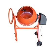 170L Electric Cement Mixer Heavy Duty Concrete Mortar Mixer Contractor Steel