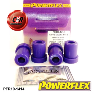 Supports De Ressort Arrière Powerflex Pour Ford Capri (69-86) PFR19-1414 - Photo 1/4