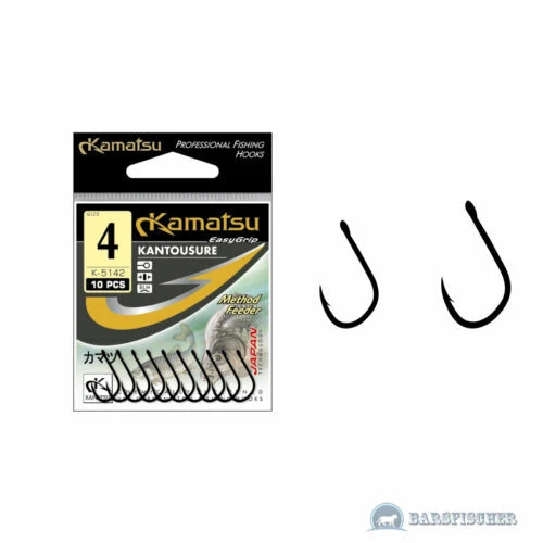 4 Angelsport-Haken für Karpfen