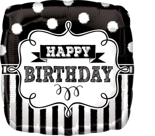 Ballons 30 Cm – 18. Geburtstag Edition, Pastell-Schwarz, 6 Stück Im Set, Elegant & Dekorativ