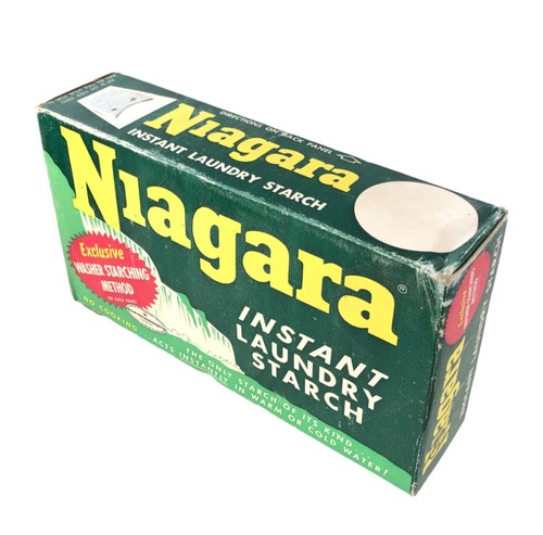 Vintage Niagara Instant Wäschestärke grün gelb Box 60er 70er Jahre ungeöffnet - Bild 8 von 8