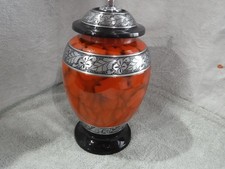 Ciondolo Urna Per Ceneri A Forma Di Fiore Rosa E Blu – Collana Portacenere In Acciaio Inox Per Ricordo Di Persone Care O Animali