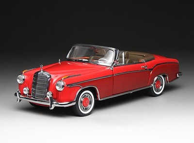 SUN STAR 3594 1:18 Mercedes-Benz 220 SE Cabriolet - Red/Dark Red, 1960