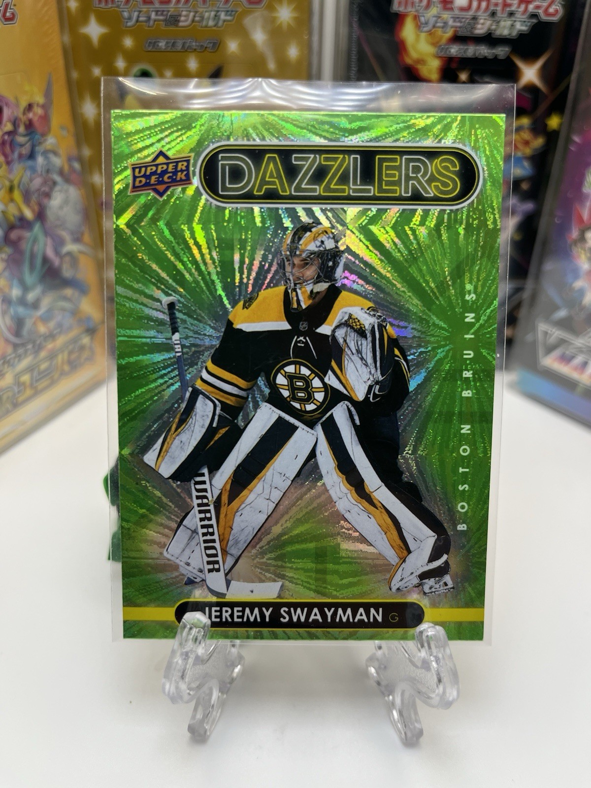 2021-22 Upper Deck #DZ-4 Jeremy Swayman Dazzlers Green