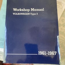 Volkswagen Bentley Type 3 Workshop Manual