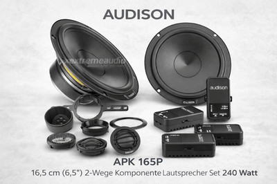 Audison APK 165P 16.5cm (6.5'') 2-Way Component Speaker Set 240 Watts