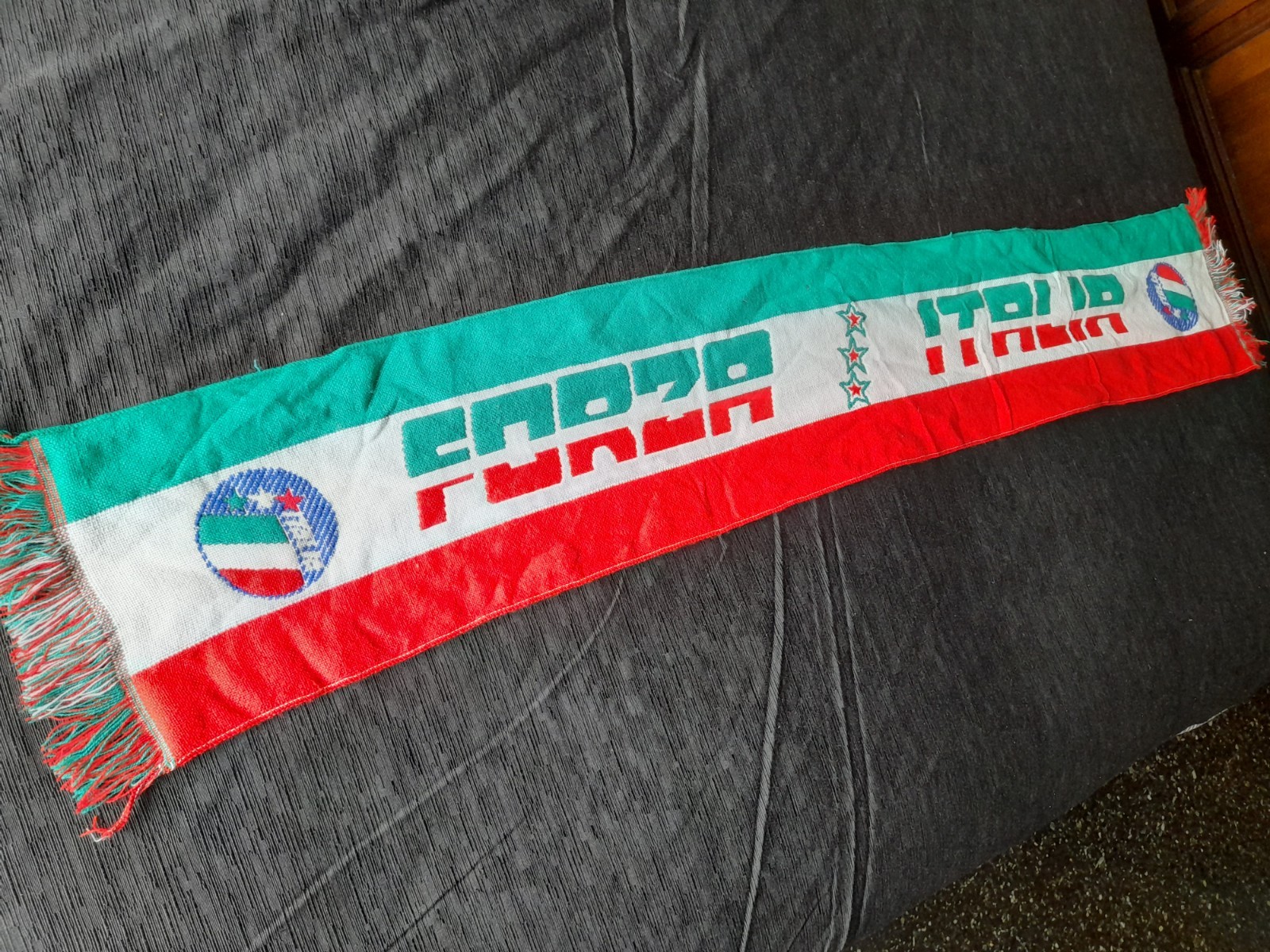 SCIARPA SCARF VINTAGE 1990  FOOTBALL ITALIA NAZIONALE ITALIANA
