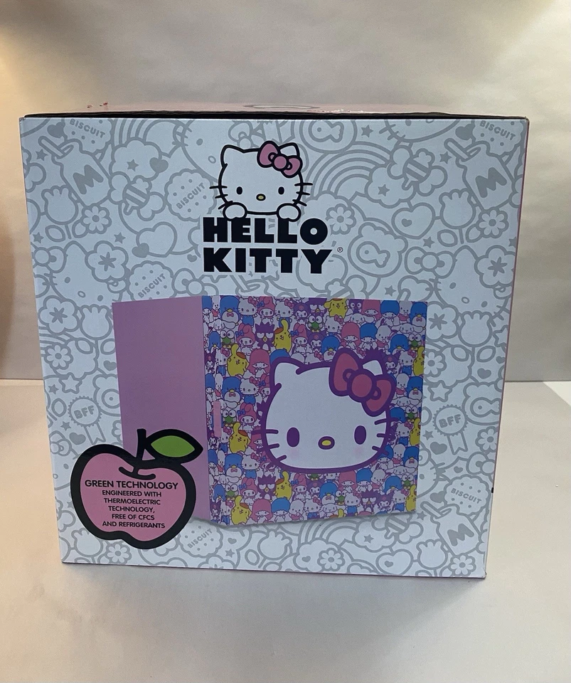 Hello Kitty 9 Can Mini Fridge NEW - Image 2 of 4