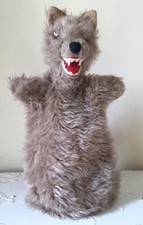 Dresdner Künstlerpuppe Handpuppe Wolf Fa. Expertic DDR selten