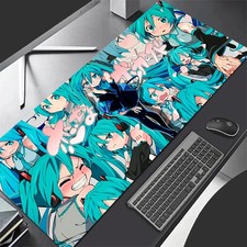 Hatsune Miku Kawaii Girl XXL Mouse Pad Anime Gaming Desk Mat Keyboard Anti-Slip