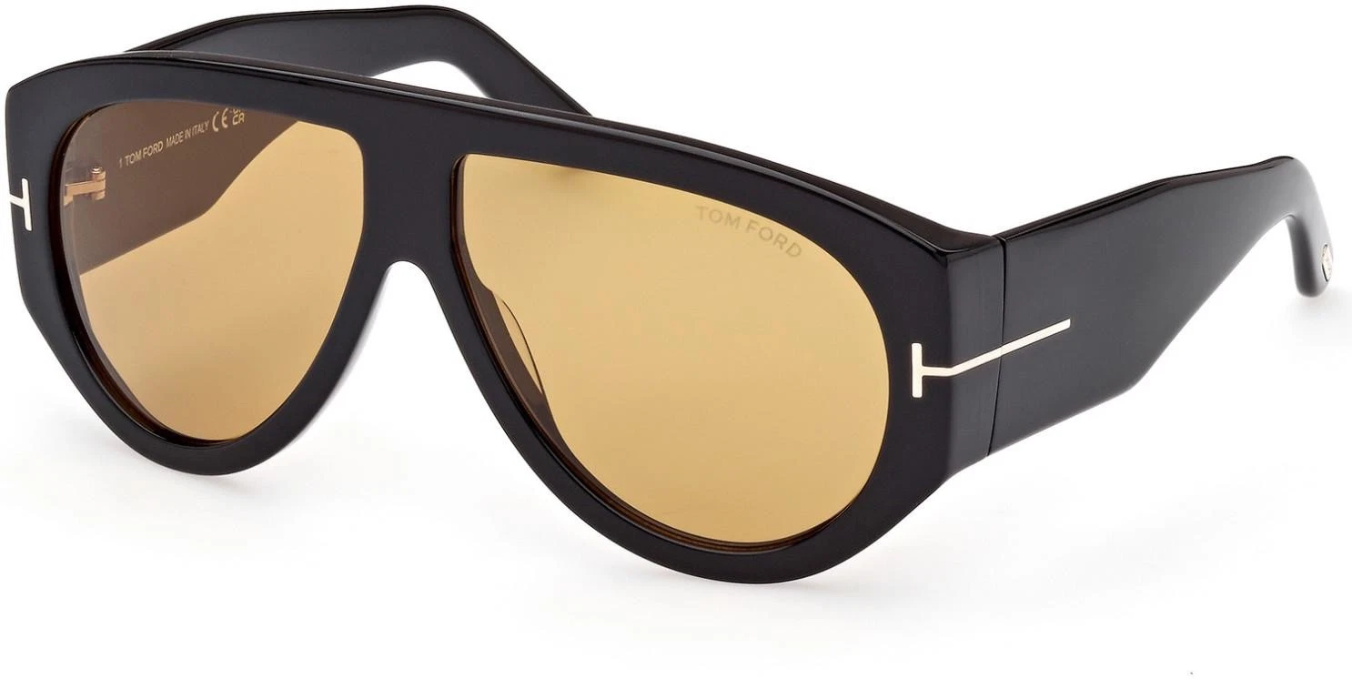 Tom Ford — NEW Tom Ford FT 1044 Sunglasses 01E Shiny Black 100% AUTHENTIC