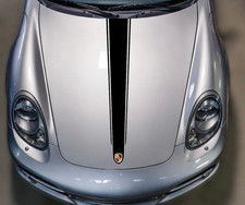 Hood Three Stripe Decal Graphic Compatible With Porsche Boxster 987 986