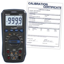 REED Instruments R5077-NIST True RMS Digital Multimeter, AC/DC 1000 V,