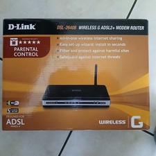 MODEM D LINK DSL 2640B NERO NUOVO mai usato imballaggio originale 