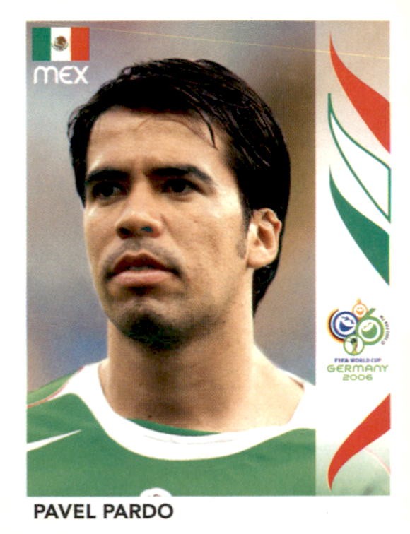 Pavel Pardo Mexico 2006 Panini World Cup Sticker #249