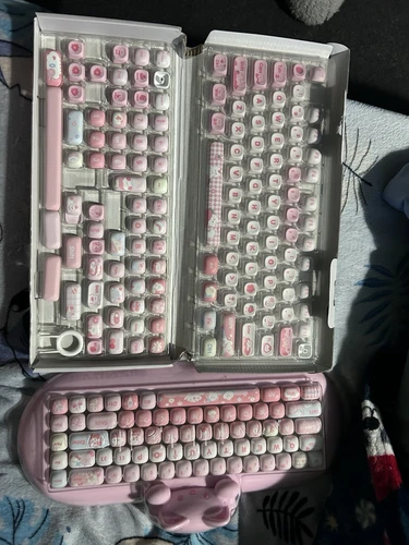 YUNZII C68 Wireless Mechanical Keyboard plus keycaps 