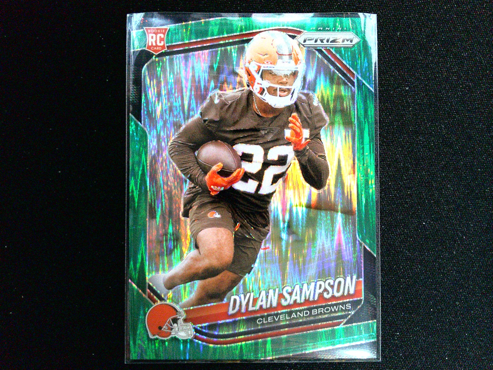 2025 Panini Prizm #365 Dylan Sampson Green Flash