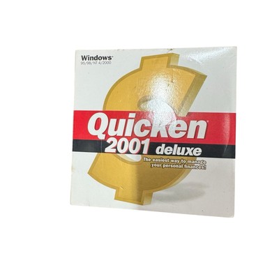 Intuit Quicken 2001 For Windows 95/98/00 Quicken Deluxe 2001