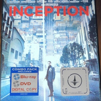 Inception Blu-ray/DVD Combo Pack, Subtitles, Featurette, DiCaprio, Nolan
