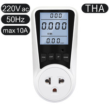 220V Digital Wattmeter AC EU Power Meter LCD Electricy Consumption Meter Socket 