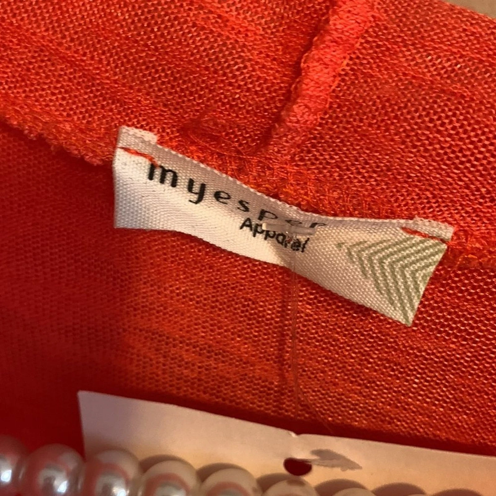 VETEMENTS Felpa con cappuccio Myespop abbigliamento arancione manica corta nuova con etichetta taglia small