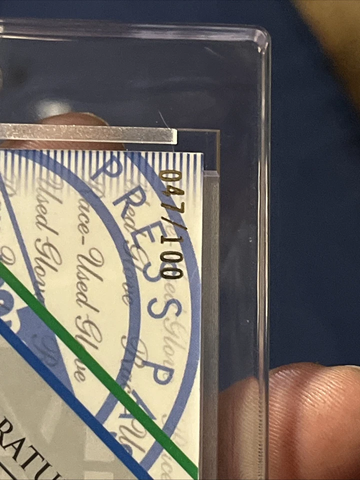 2000 Press Pass Stealth Race Used Glove Card Jeff Gordon#47/100 - Image 3 of 4