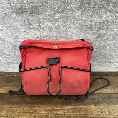 Vintage Cannondale Handlebar Bag Medium Red USA Wire Mount