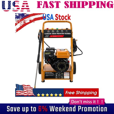 #ad 3950 PSI Gas Pressure Washer 3.6L FUEL TANK CAPACITY 0.6 L Oil Capacity 6.5HP $262.81