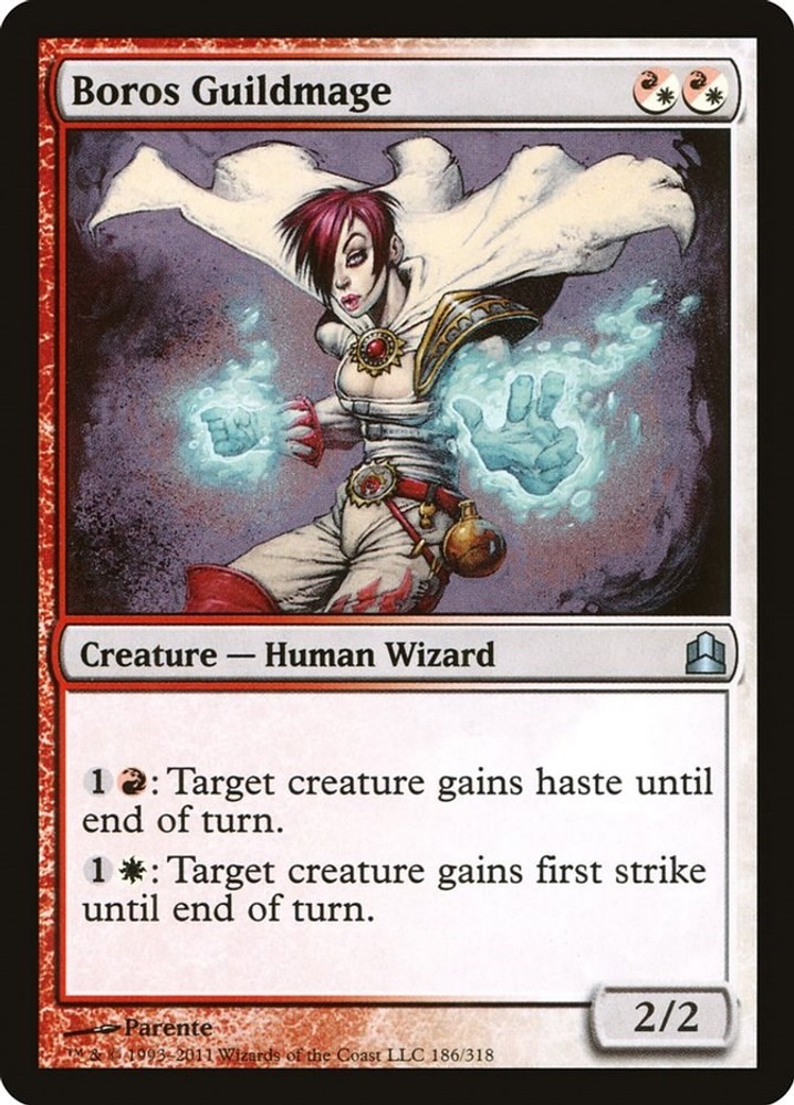 Boros Guildmage #186 (LP) Commander (CMD) MTG
