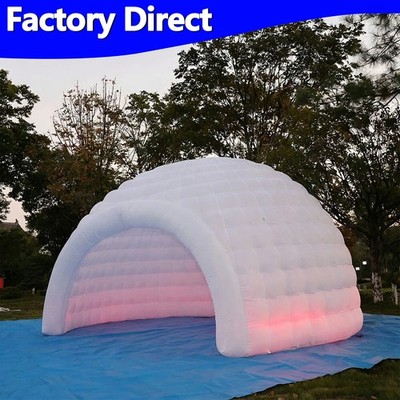 White Portable Inflatable Igloo Dome Tent Party Tent For Party Exhibition Event