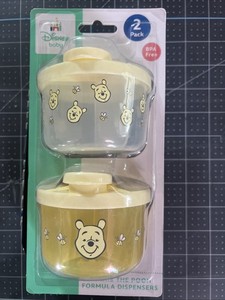 2 Pack New In Package Disney baby Winnie the Pooh Formula Dispensers