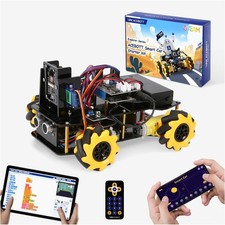 Robotics Kit for Kids Ages 8  12 12-16, ACEBOTT Smart Robot Car Yellow camera